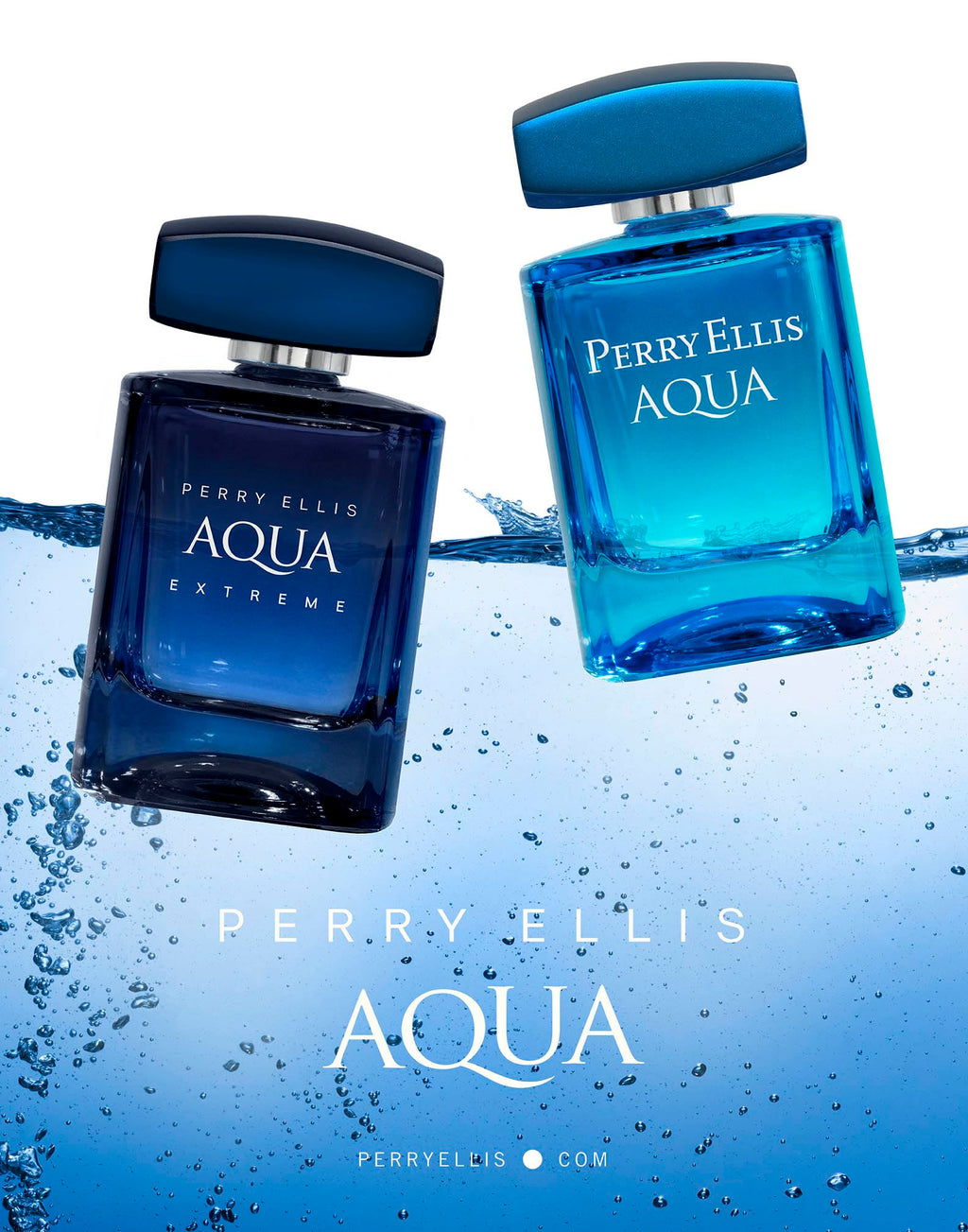 Perry Ellis Aqua for Men 4-Piece Gift Set – Fresh Marine Citrus Scent