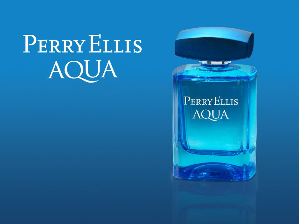 Perry Ellis Aqua for Men 4-Piece Gift Set – Fresh Marine Citrus Scent