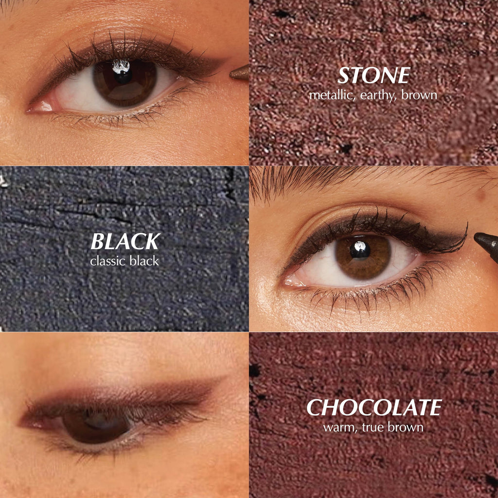 PERSONA 24HR Waterproof Eyeliner Pencil – Creamy, Smudge-Proof Black | All-Day Wear | Vegan & Cruelty-Free | Made in USA