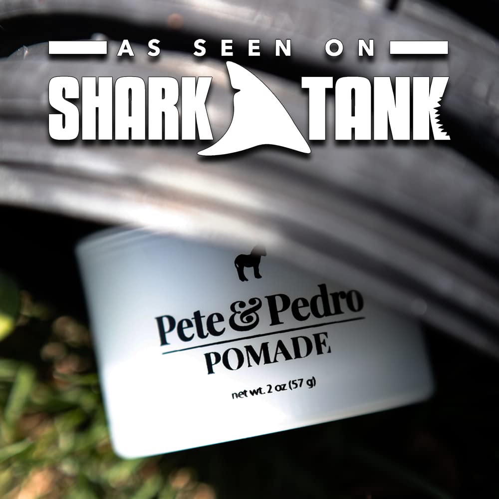 Pete & Pedro Hair Pomade – Classic Pomade for Men | Medium Hold & High Shine | Shark Tank 2 oz