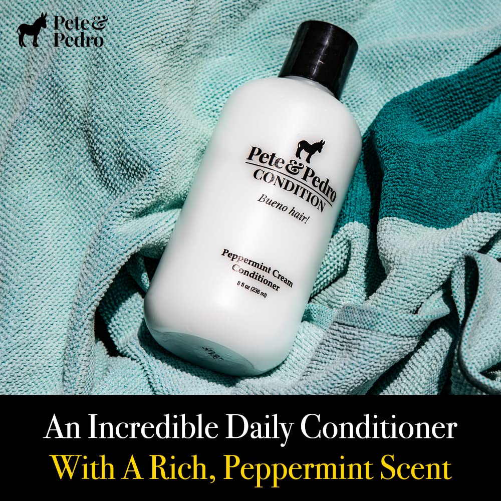 Pete & Pedro Peppermint Conditioner – Creamy Daily Haircare for Men & Women