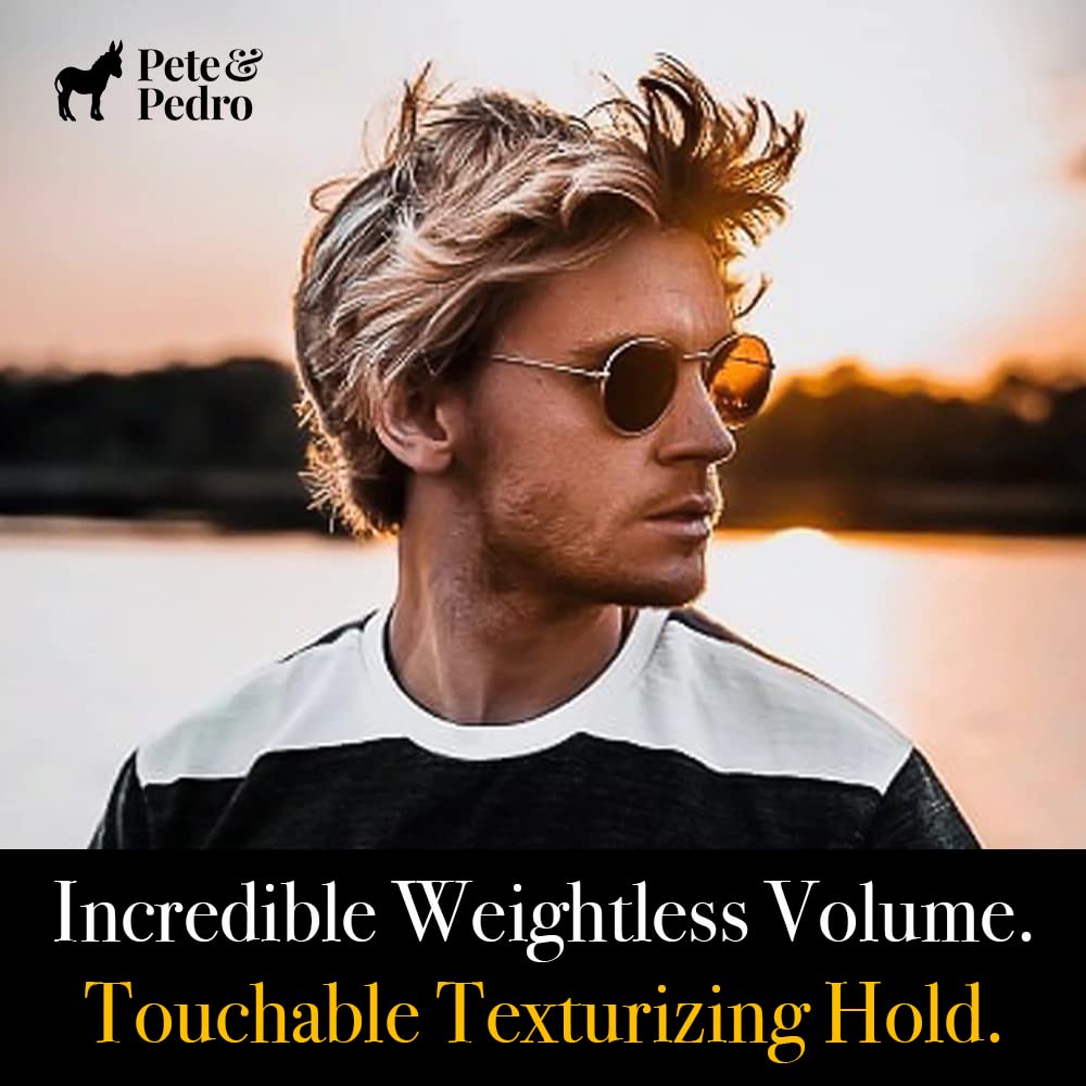 Pete & Pedro SALT - Natural Sea Salt Spray for Hair | Volume, Texture & Light Hold