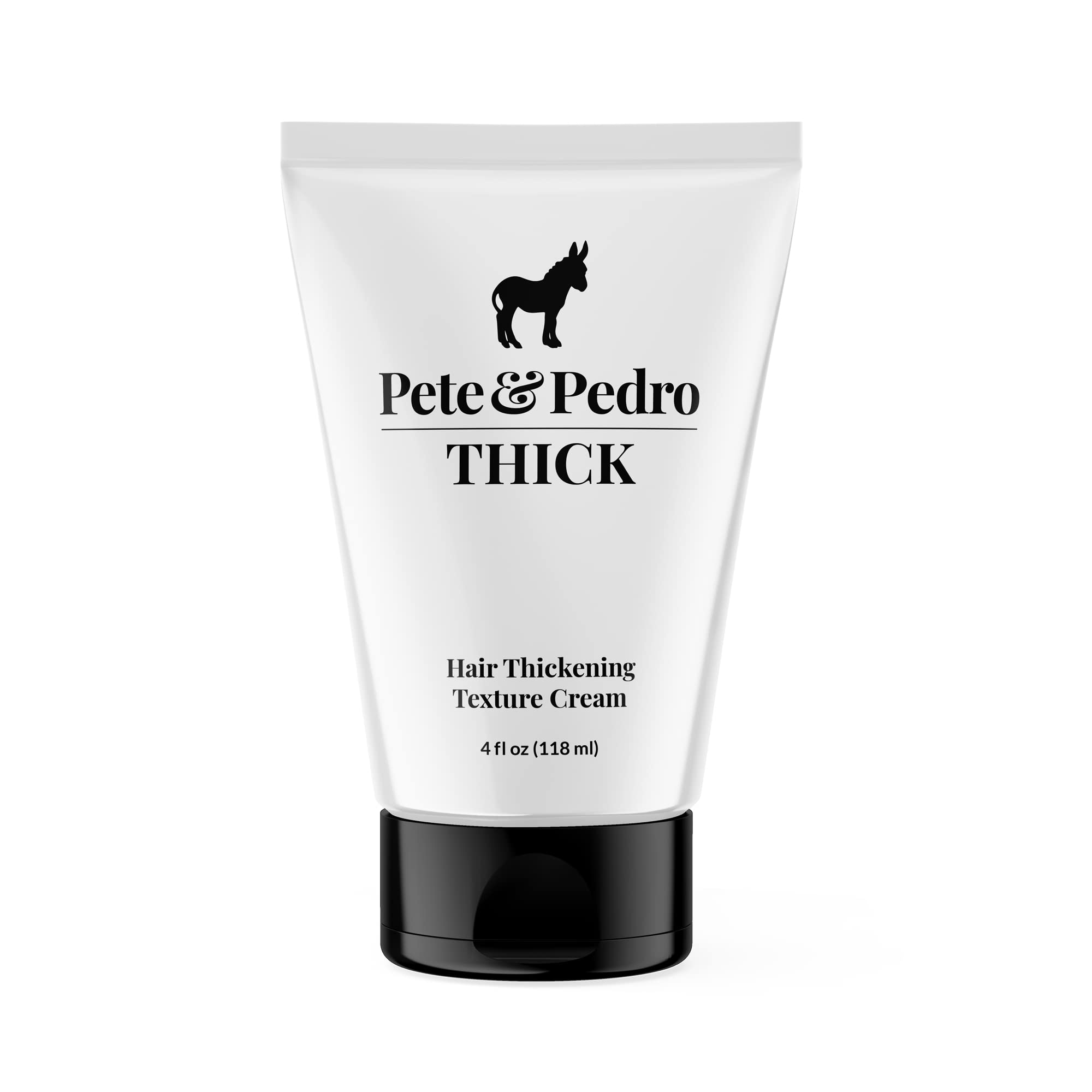 Pete & Pedro THICK Hair Cream – Light-Holding Thickening Texture for Fine & Thinning Hair | 4 oz | Shark Tank