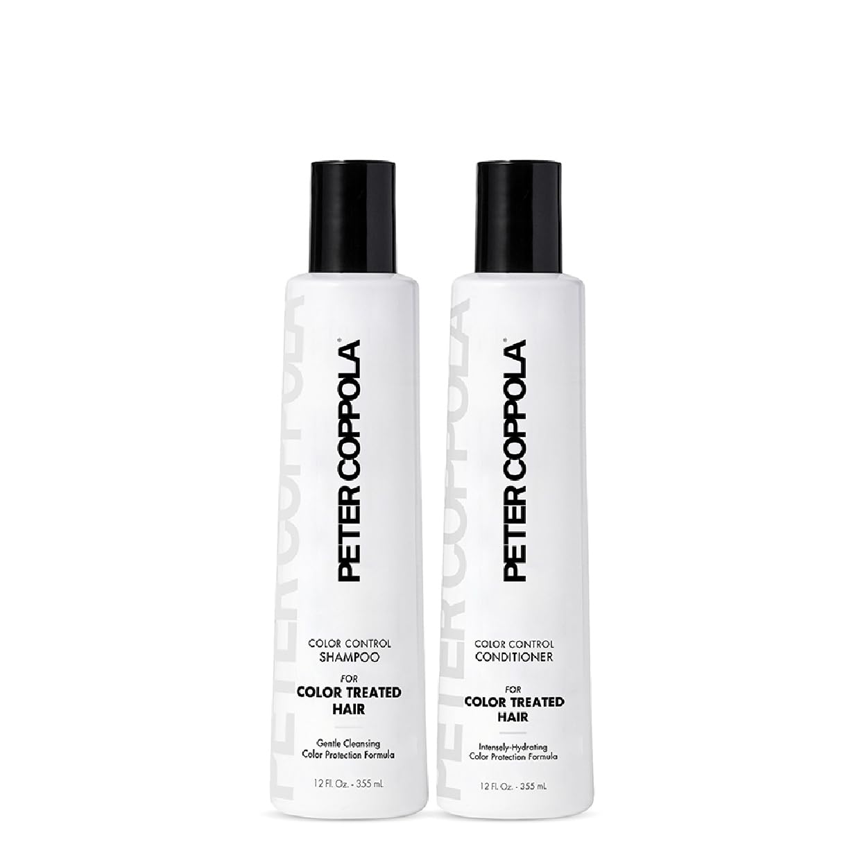 Peter Coppola Color Control Sulfate Free Shampoo & Conditioner Duo for Color-Treated Hair – Color Safe Keratin, 12 Fl Oz