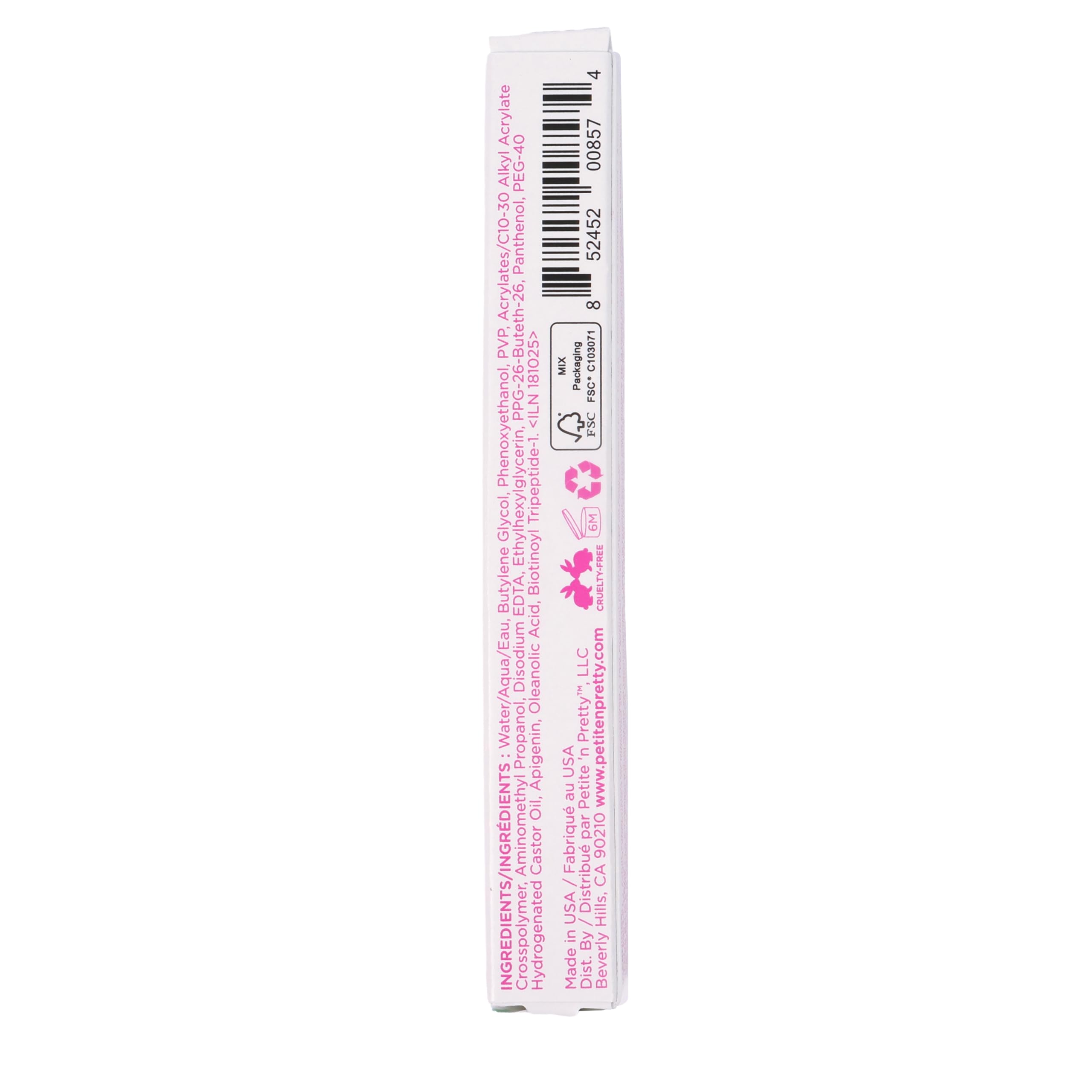 Petite 'N Pretty Featherlight Clear Mascara & Brow Gel Duo – Non-Toxic, Made in USA for Kids, Tweens & Teens