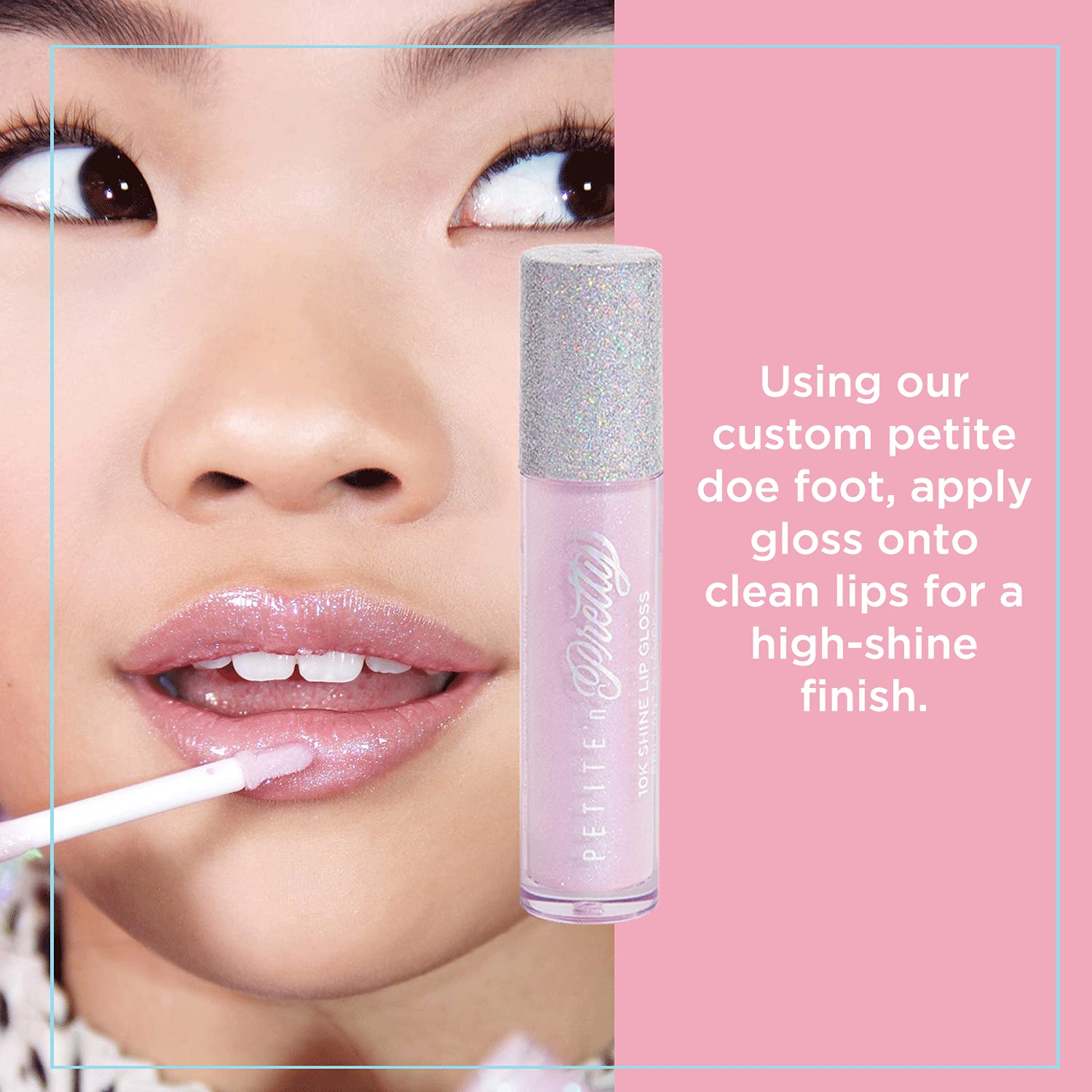 Petite 'N Pretty 10K Shine Lip Gloss for Girls – Shell Shocked, High Shine & Lightweight Hydration