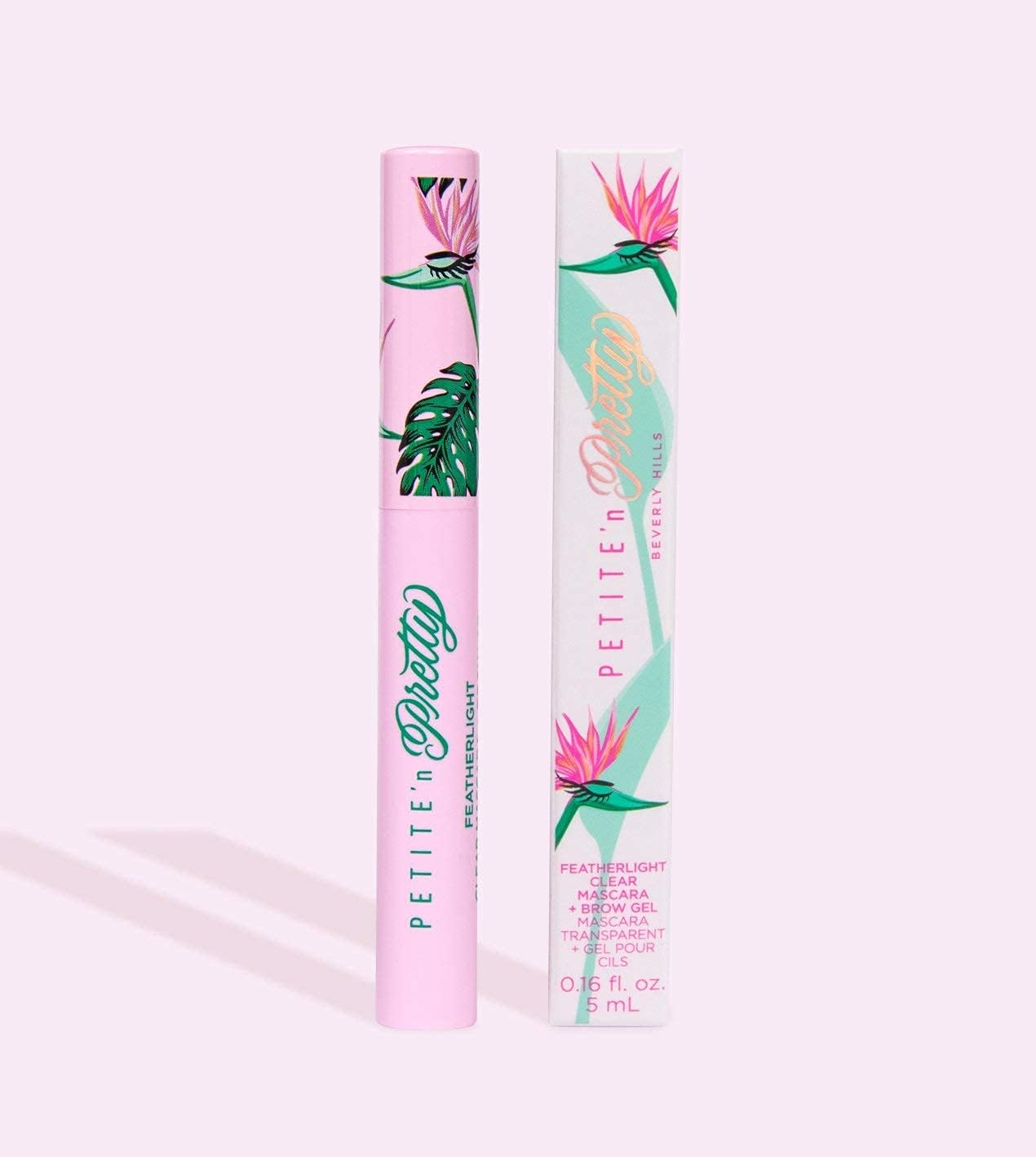 Petite 'N Pretty Featherlight Clear Mascara & Brow Gel Duo – Non-Toxic, Made in USA for Kids, Tweens & Teens