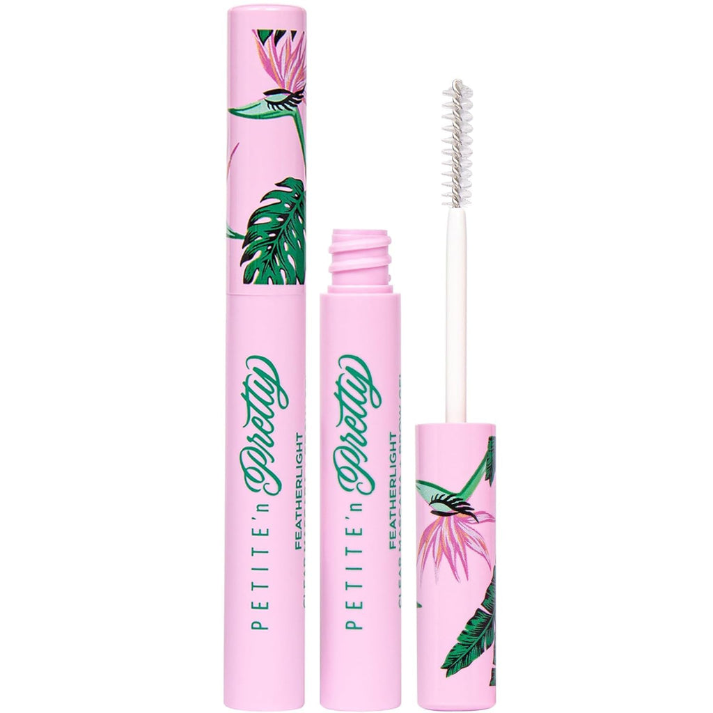 Petite 'N Pretty Featherlight Clear Mascara & Brow Gel Duo – Non-Toxic, Made in USA for Kids, Tweens & Teens