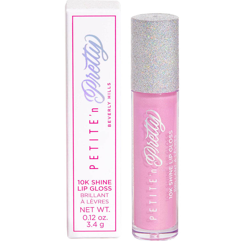 Petite N Pretty 10K Shine Lip Gloss Gia Pink – Kid-Friendly Gloss Made in USA