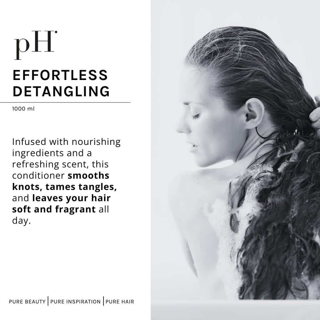 pH PURE HAIR Smooth Perfect Anti-Frizz Conditioner | Monoi Oil & Magnolia Extract | 33.8 oz