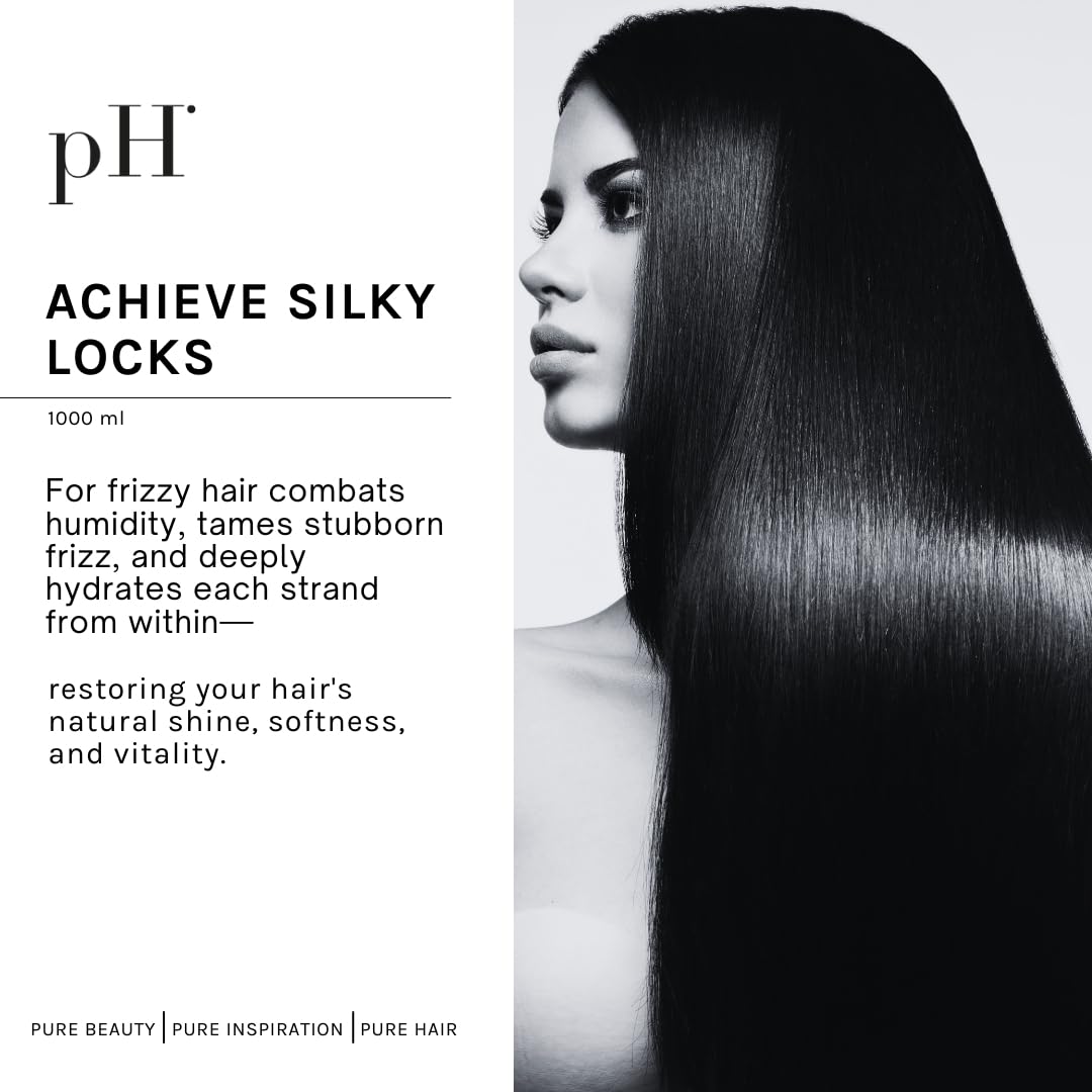 pH PURE HAIR Smooth Perfect Anti-Frizz Conditioner | Monoi Oil & Magnolia Extract | 33.8 oz