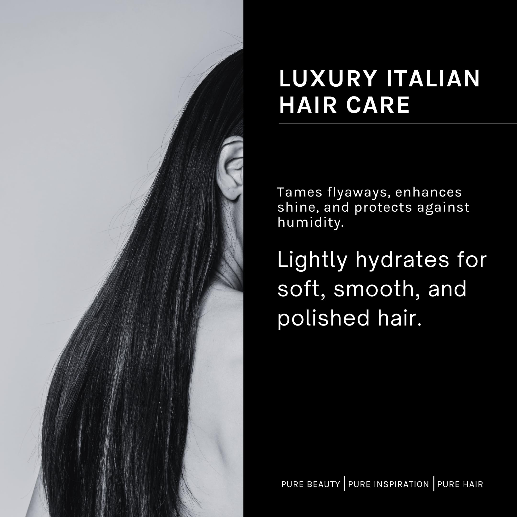 pH PURE HAIR Smoothing Duo – Sulfate-Free Anti-Frizz Shampoo & Conditioner for Dry & Curly Hair