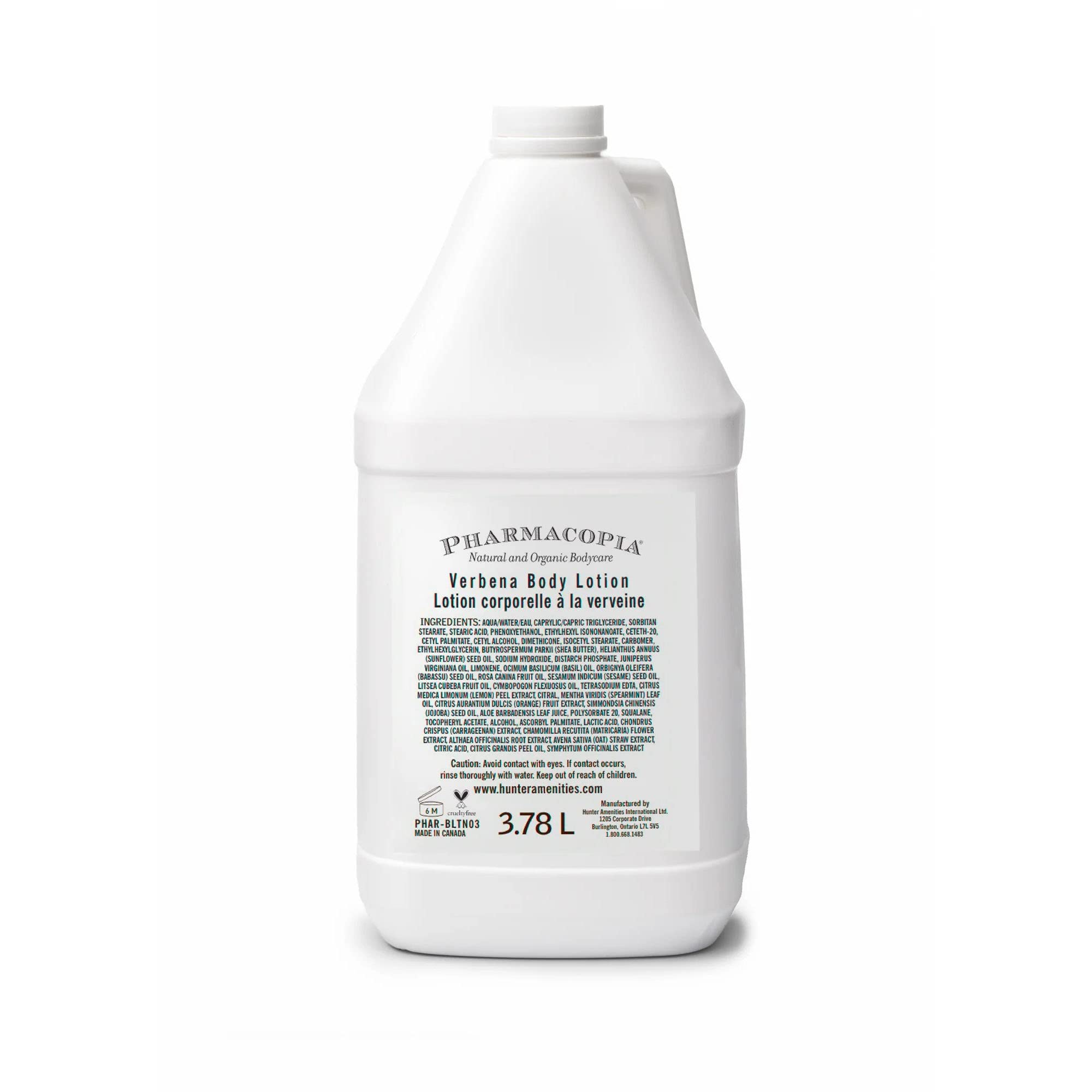 Pharmacopia Hotel Verbena Body Lotion – Aromatic Hydration, Vegan & Cruelty-Free, 128 oz