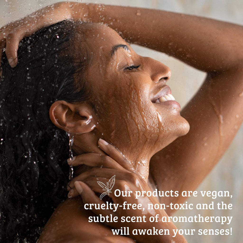 Pharmacopia Verbena Shampoo – Plant-Based, Vegan, No Parabens or Sulfates (16 oz)