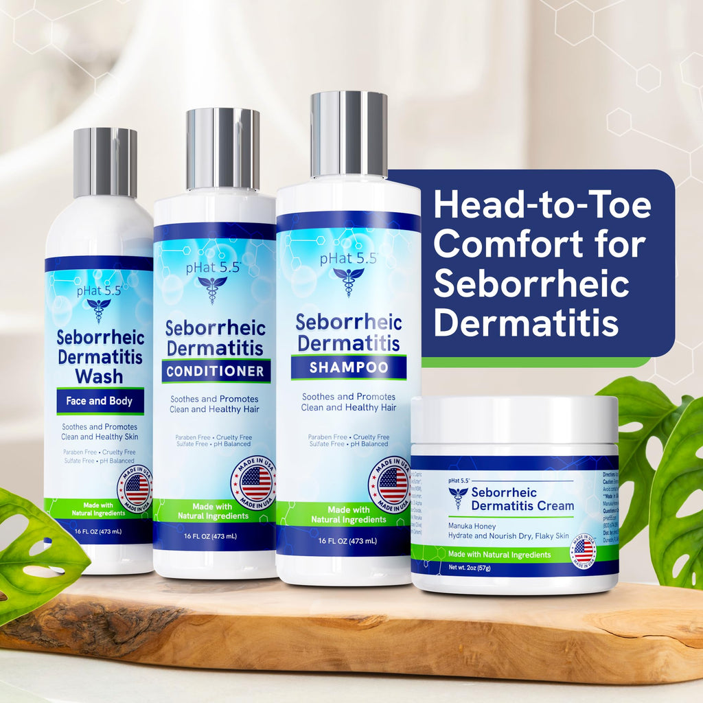 pHat 5.5 Sulfate-Free Fragrance-Free Shampoo & Conditioner for Sensitive Scalp