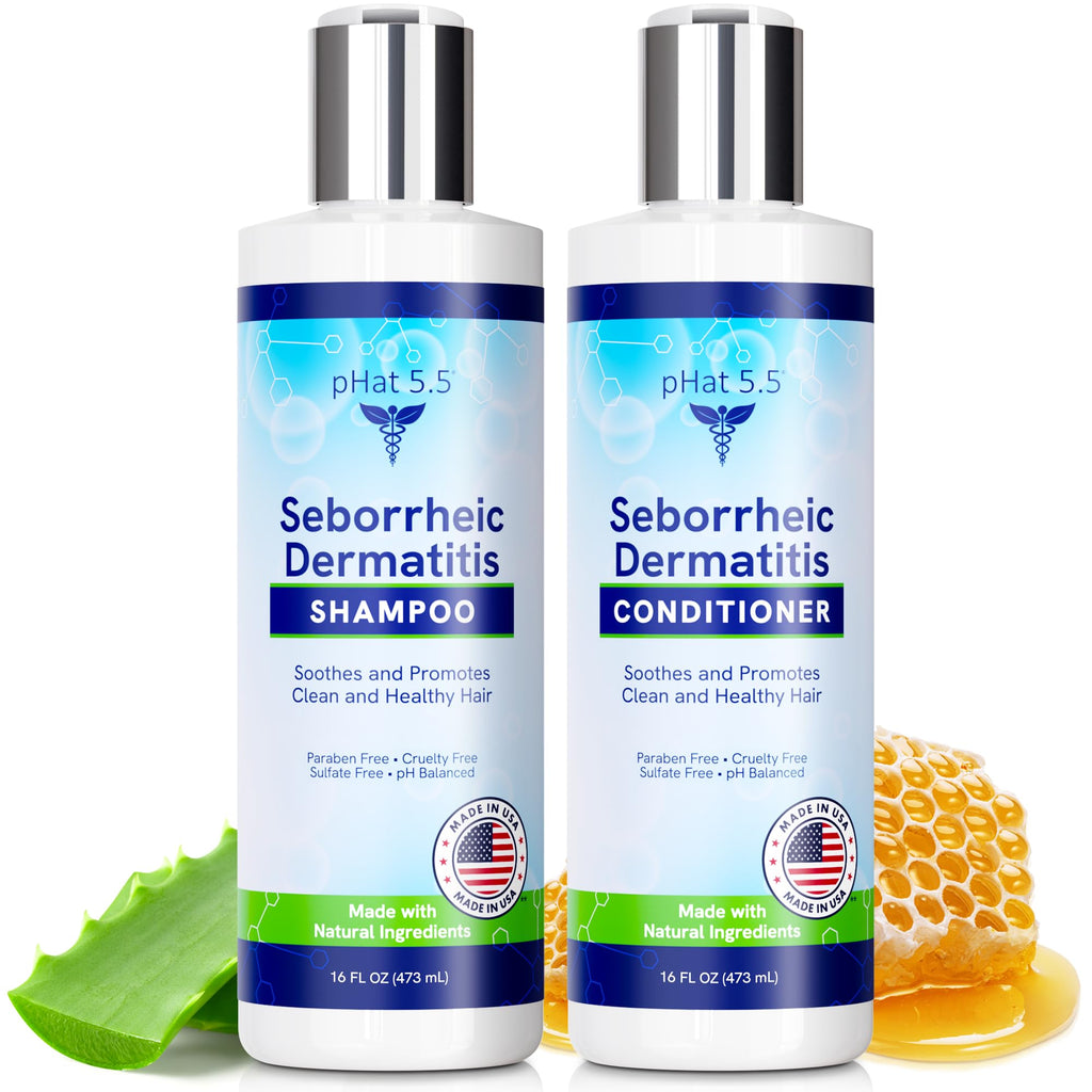 pHat 5.5 Sulfate-Free Fragrance-Free Shampoo & Conditioner for Sensitive Scalp