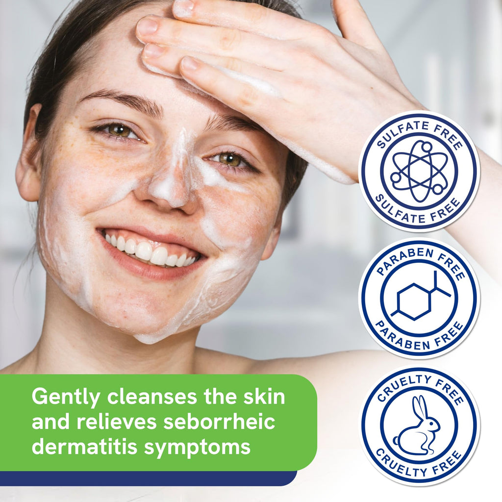 pHat 5.5 Seborrheic & Atopic Dermatitis Gentle Face Wash with Manuka Honey | Sensitive Skin Cleanser