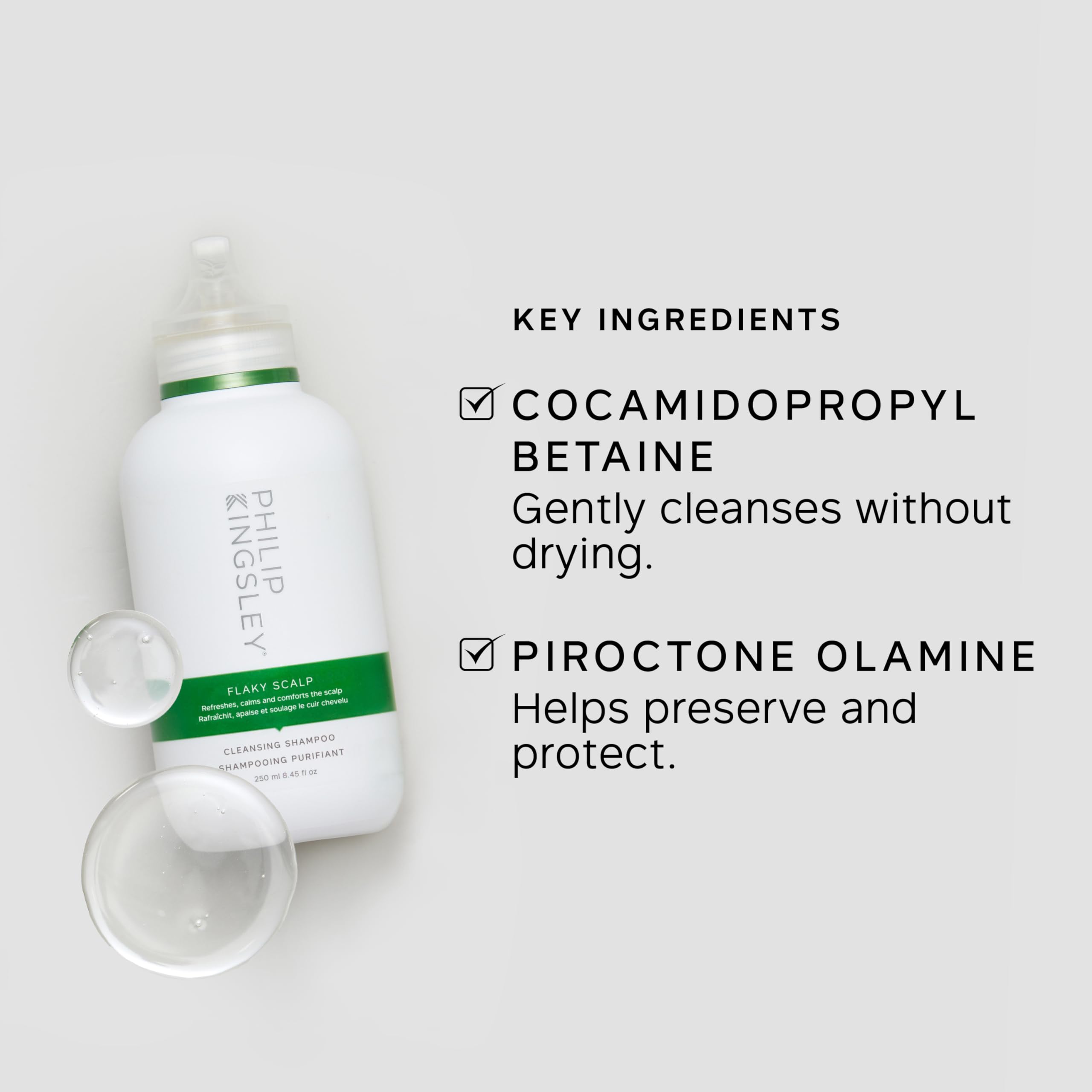PHILIP KINGSLEY Flaky Scalp Shampoo | Soothing cleansing for dry & oily scalp - 8.45 oz