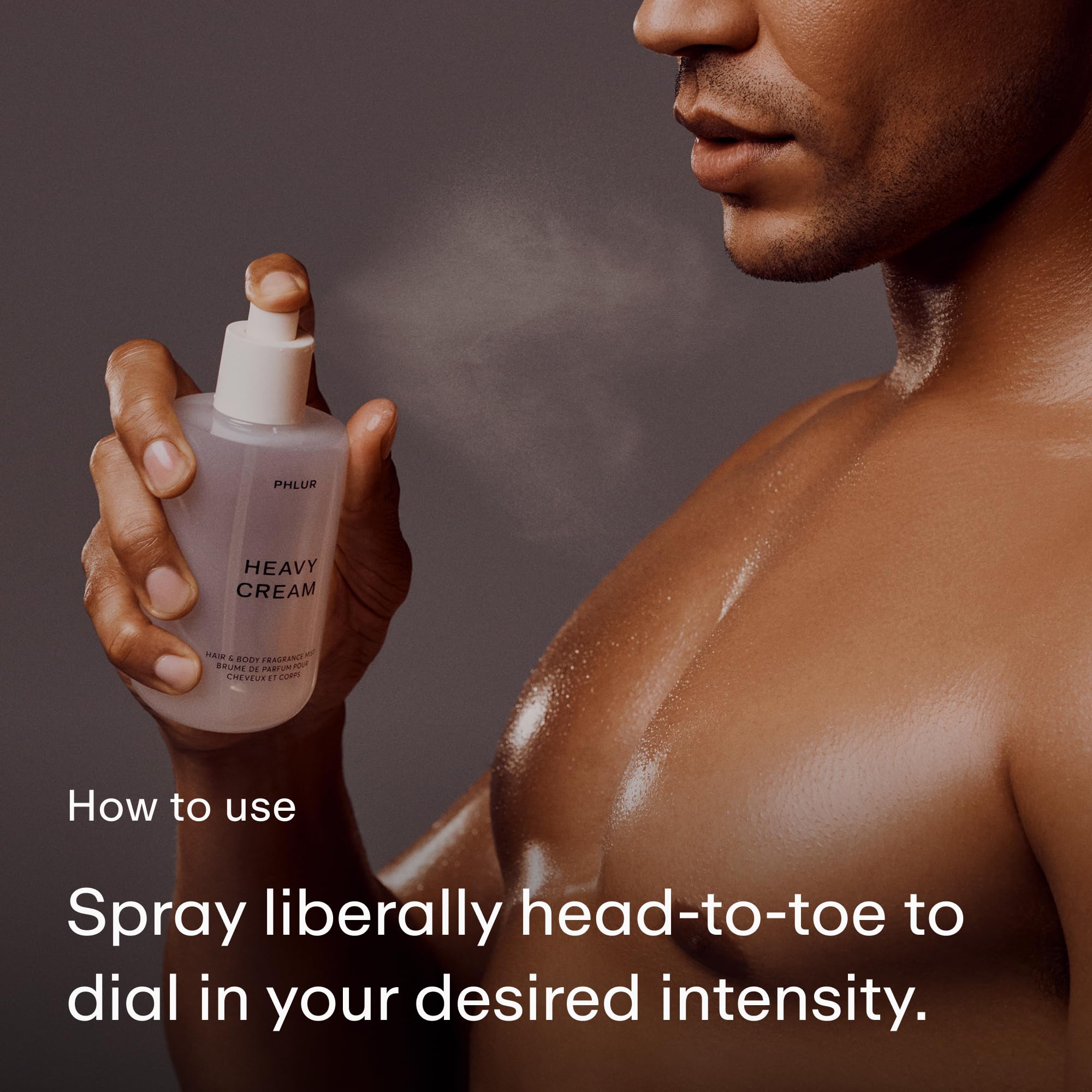 PHLUR Heavy Cream Body Mist – Hair & Body Mist Marshmallow, Jasmine, Coconut & Vanilla | 8 oz