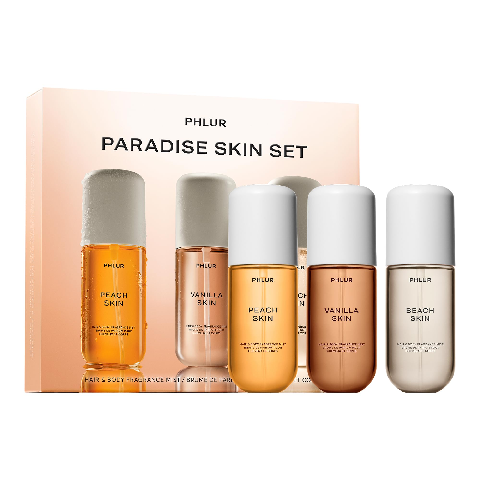 PHLUR Paradise Skin Set – Travel-Size Fragrance Mist Trio (3 x 3 oz)