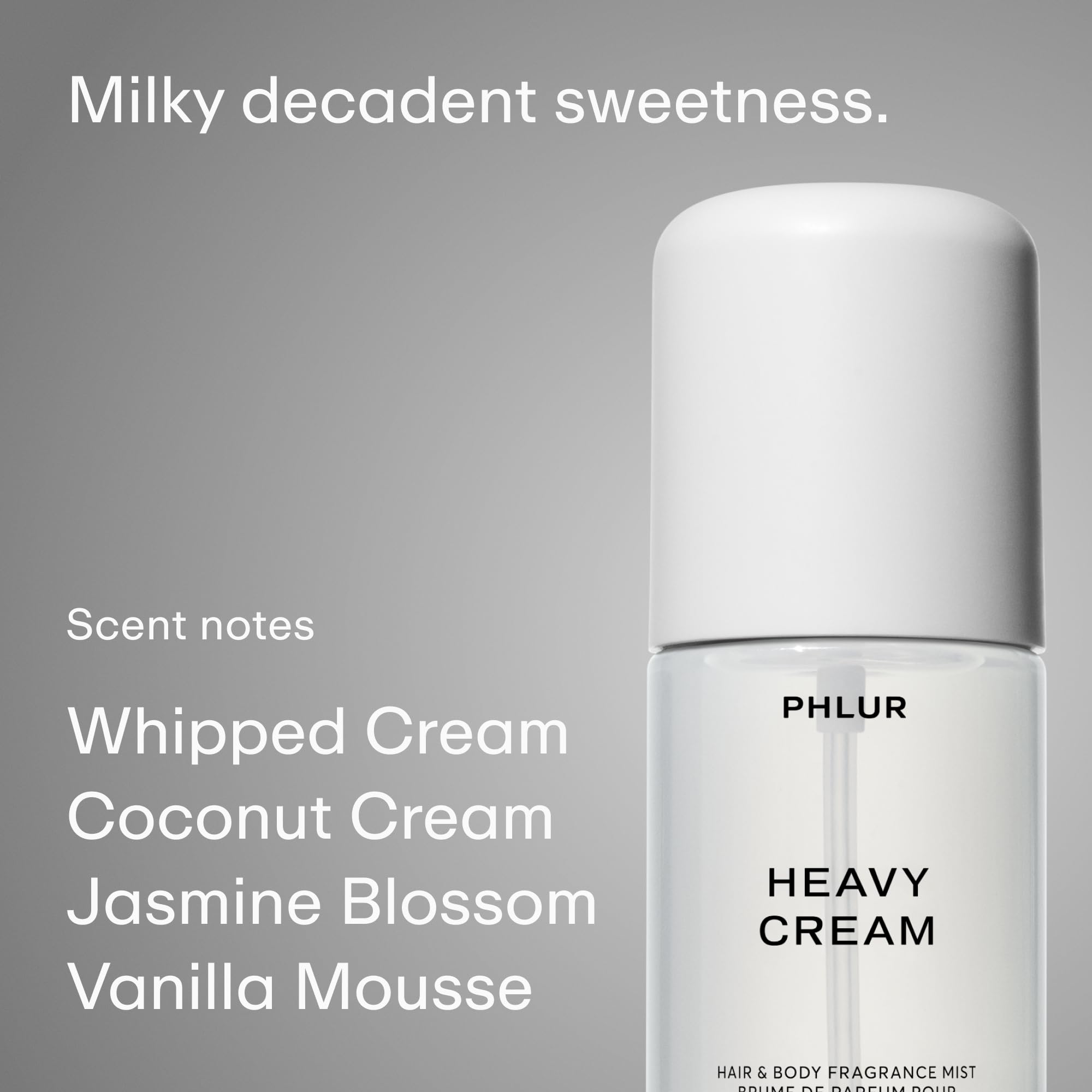 PHLUR Sweet Skin Trio — 3pc Travel Size Body Mists (Vanilla Skin, Heavy Cream, Caramel Skin)