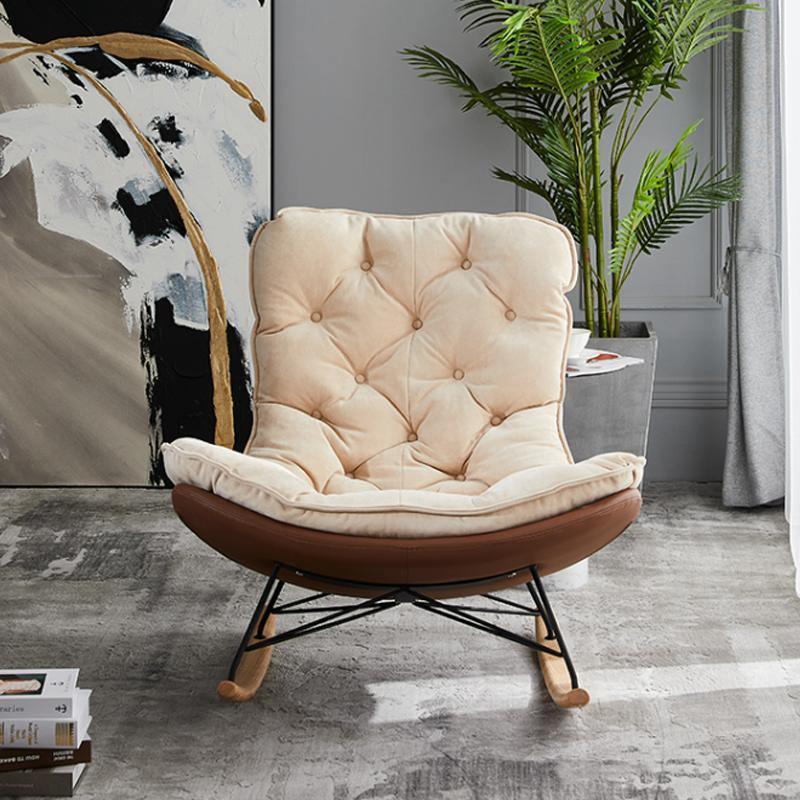 Phoebe Rocking Chair, Suede