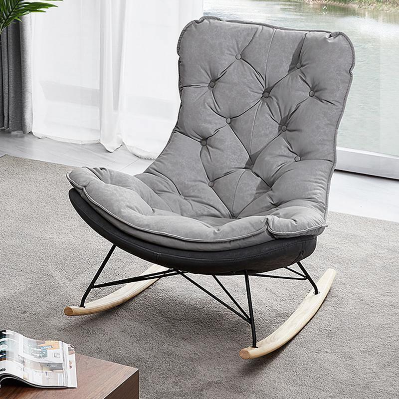 Phoebe Rocking Chair, Suede
