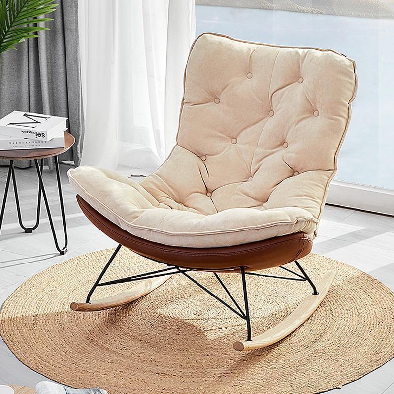 Phoebe Rocking Chair, Suede