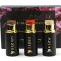 Phoenix Beauty Cream Contour Stick Set – Blush, Bronzer & Highlighter Trio | Hydrating, Buildable Pigment