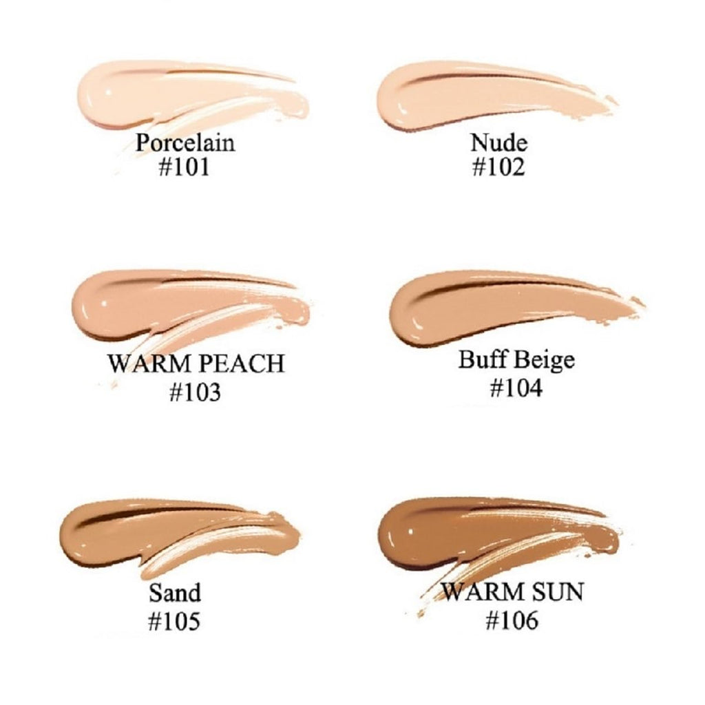 nvyue PHOERA Foundation 106 Warm Sun – 2 Pack Full Coverage Liquid Foundation