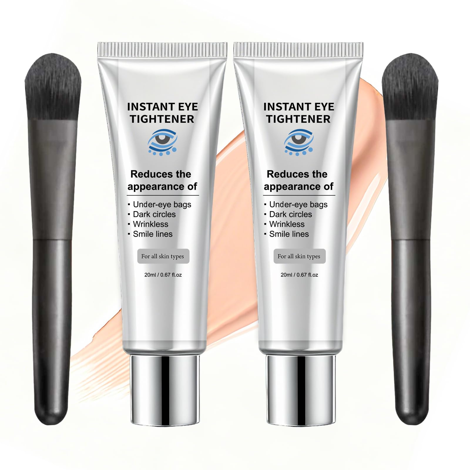 Phydrulis 2 PCS Temporary Eye Tightener – Perfection Firming Lift Cream & Instant Eye Serum (1 oz)
