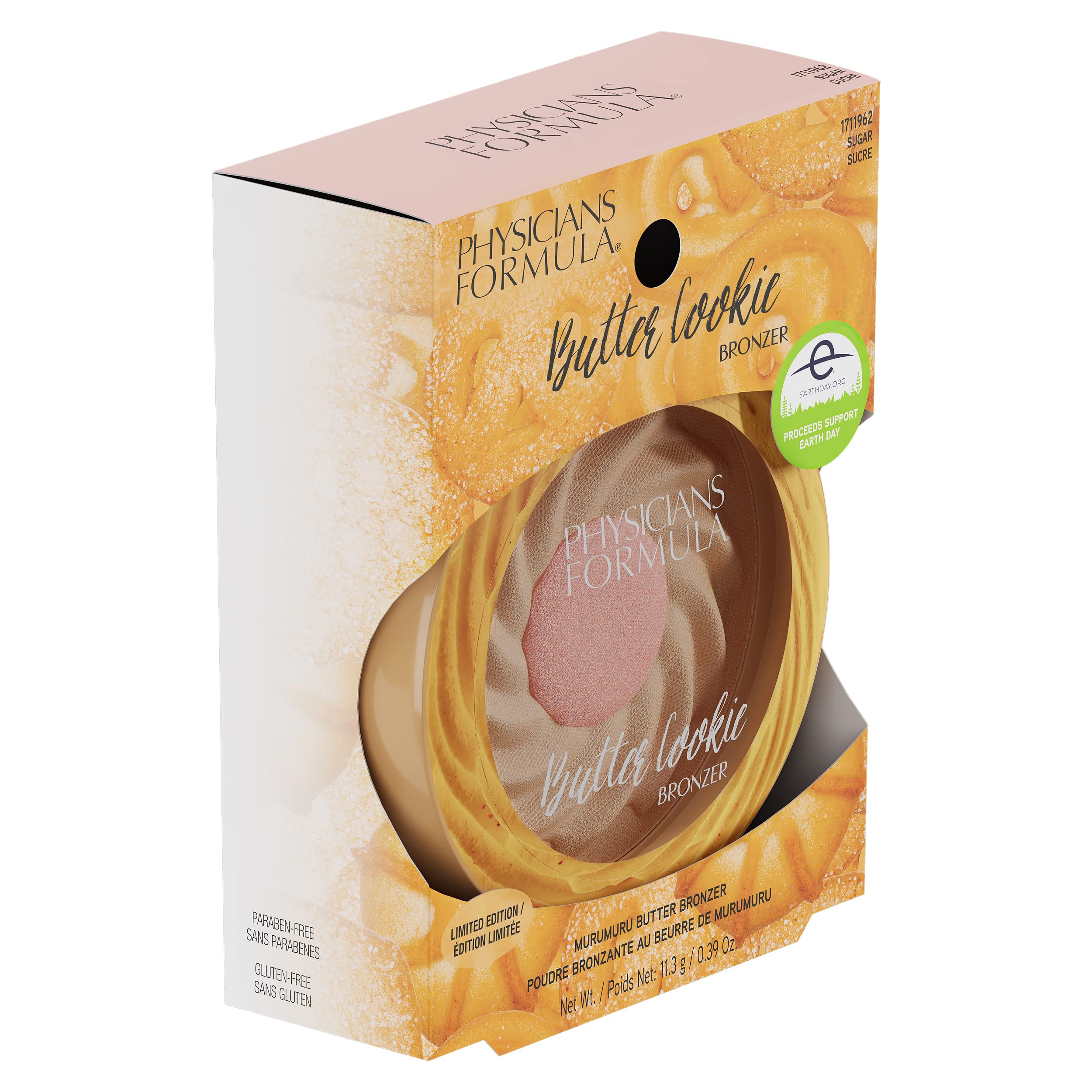 Physicians Formula Murumuru Butter Bronzer Face Makeup – Cheat Day, Donut & Sugar | Hypoallergenic Glow