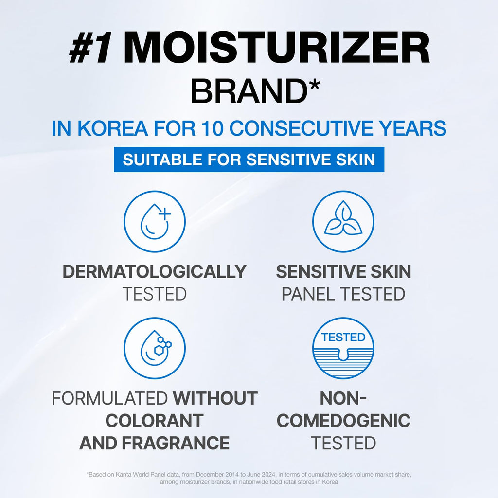 PHYSIOGEL Facial Moisturizer – 120-Hour Hydration, Fragrance Free, Sensitive Skin Formula | 1.7 fl oz