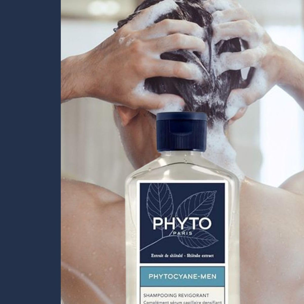 PHYTOCYANE Men Invigorating Shampoo — Hair Thinning Treatment | PHYTO, 8.45 fl oz