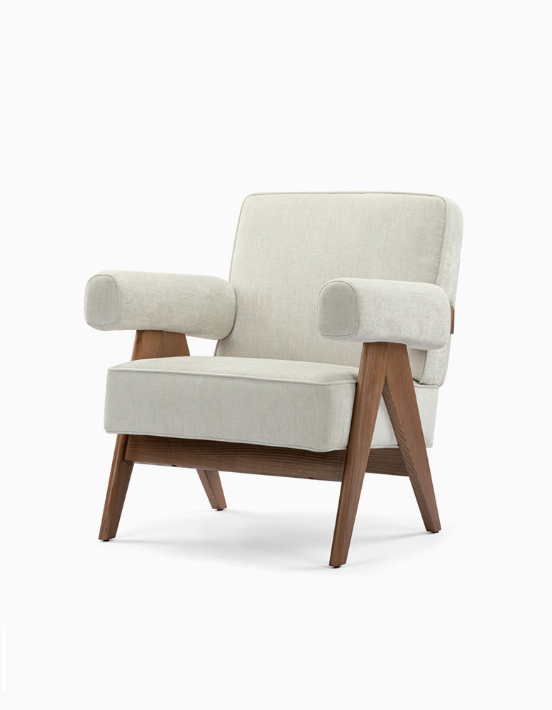 Pierre. J Capitol Complex Armchair Cotton Linen