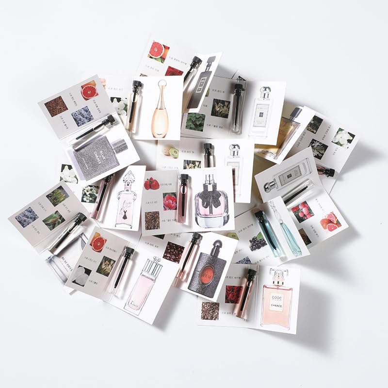 Pilestone Women's Designer Fragrance Sampler Set – 8 Random Vials, Travel Ready