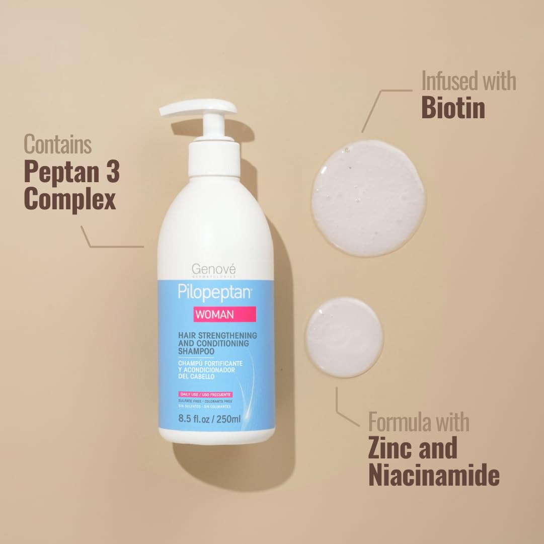 Pilopeptan Woman Shampoo – Strengthen, Volumize & Nourish with Peptan 3 Complex