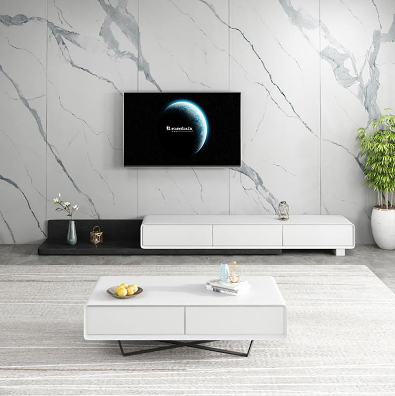 Pina Extendable TV Stand, Plywood