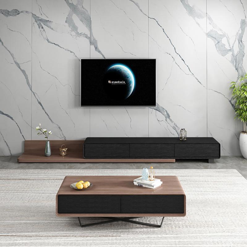 Pina Extendable TV Stand, Plywood