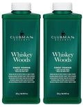 Pinaud Clubman Reserve Whiskey Woods Powder (9 oz) – 2 Pack | Post-Shave & All-Over Body Powder