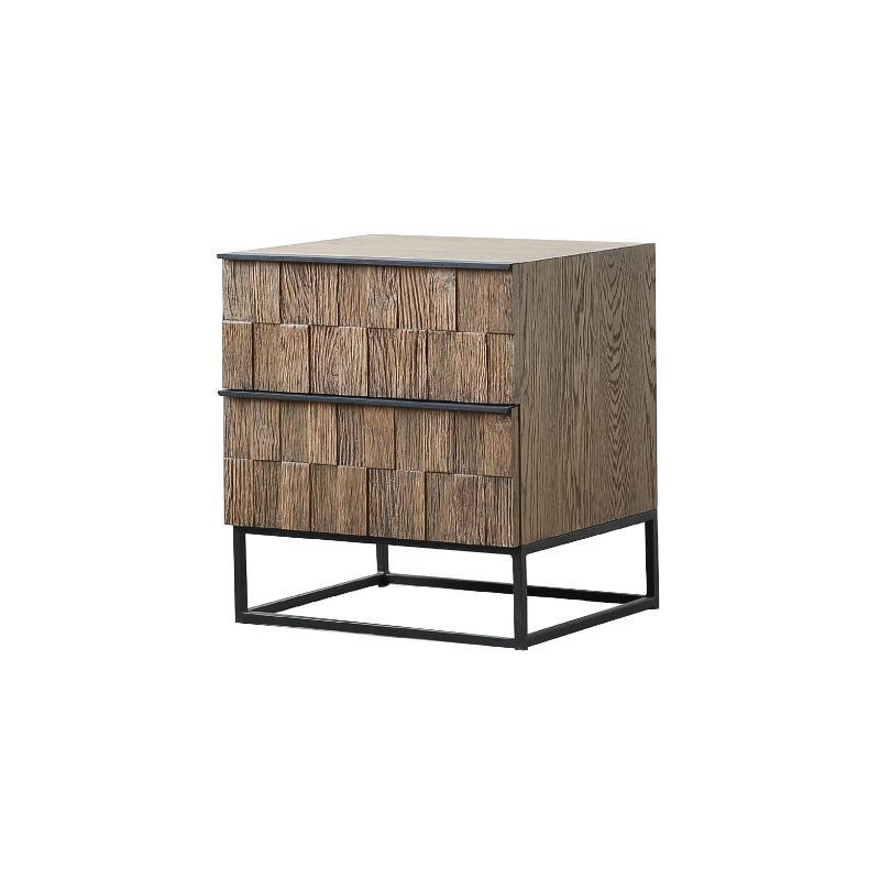 Pine Bedside Table, Oak