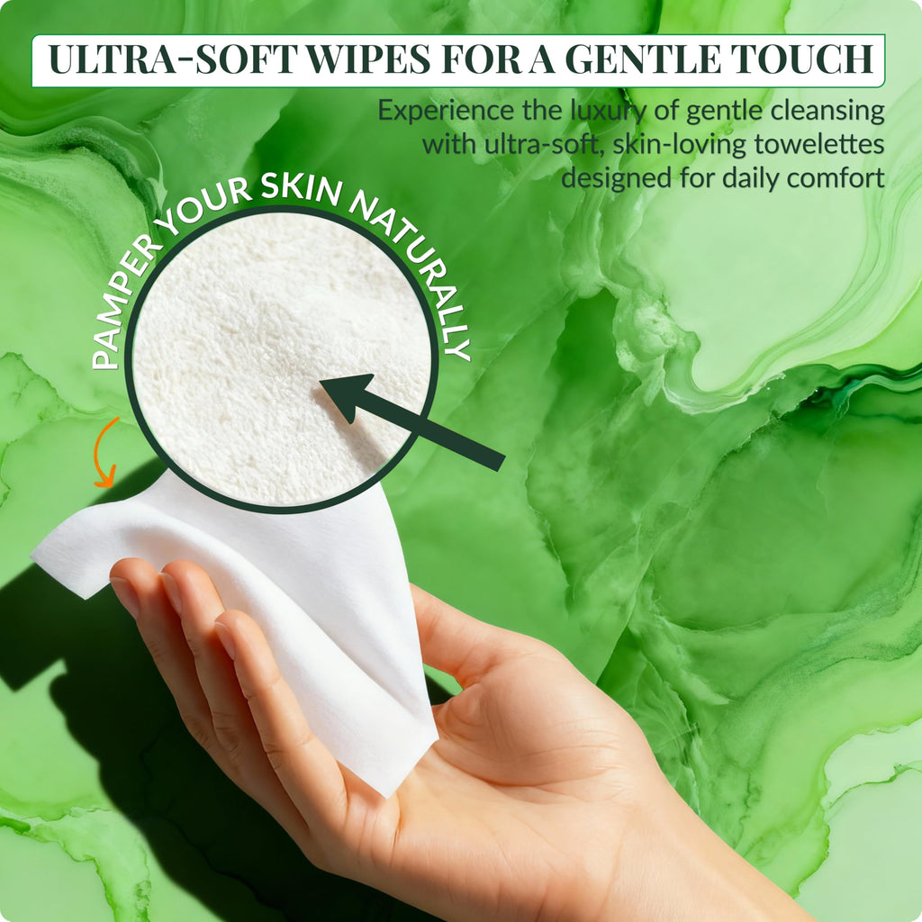 Pink Sky Hyaluronic Acid & Cucumber Makeup Remover Wipes – 40 Individually Wrapped Towelettes