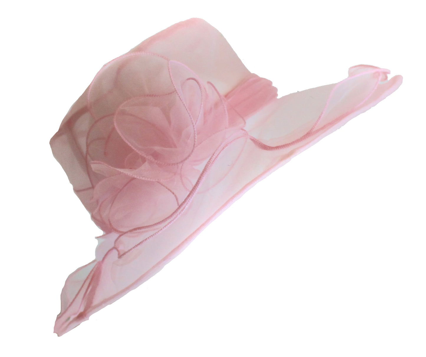 Large Organza Brin Hatinator Fascinator Hat