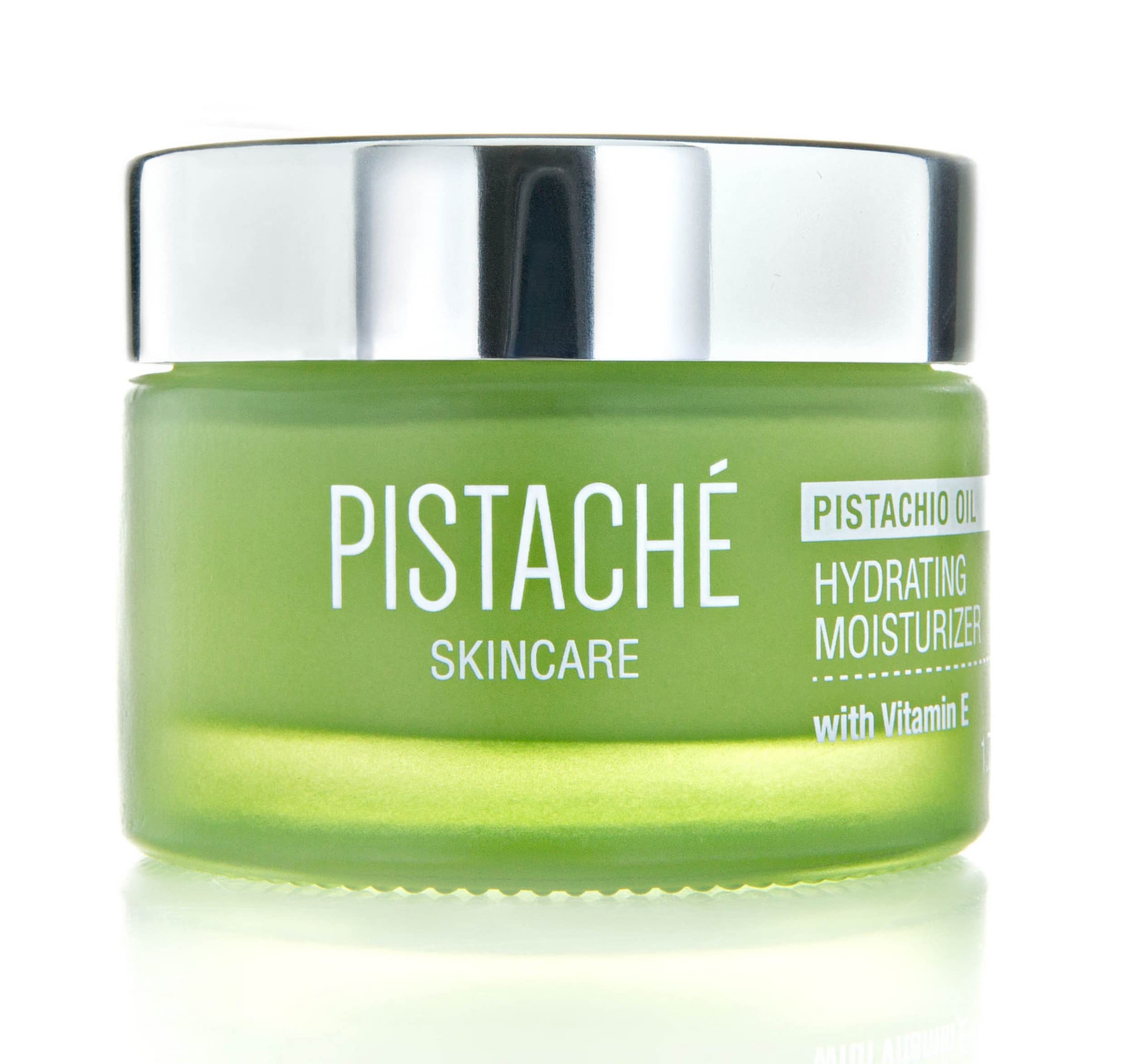 Pistaché Skincare Pistachio Oil Face Moisturizer | Hydrating & Nourishing Cream with Vitamin E for Face, Neck & Chest, 1.7 oz