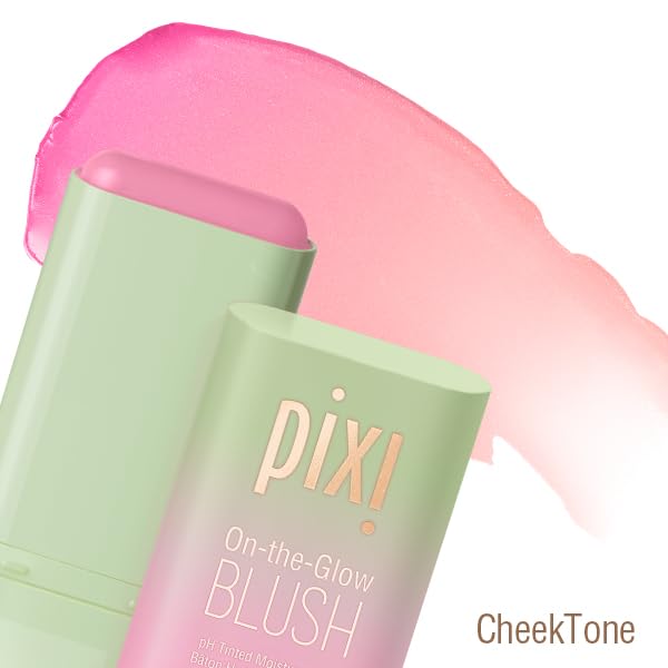 Pixi Beaming Bliss On-the-Glow Trio – Hydrating Cheek Tint, Bronzer & Highlighter (Travel Size, Vegan)