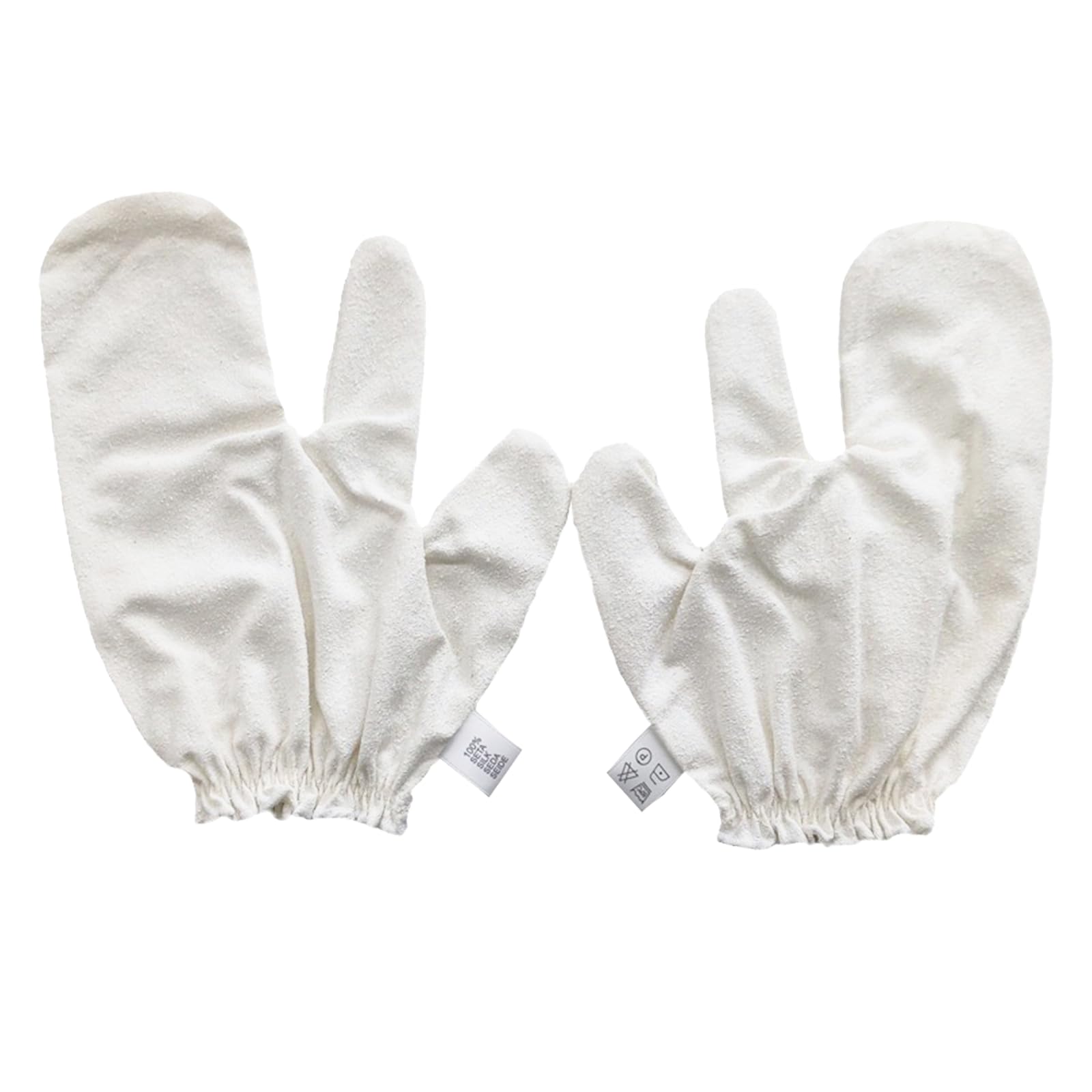 PJxtal Garshana Gloves – 100% Silk Dry Brushing & Ayurvedic Massage (2pcs)