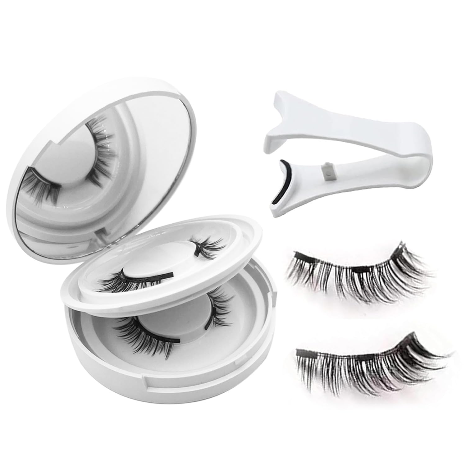 PKsiauya Ginani Magnetic Lashes with Applicator – Reusable, No Glue, Lightweight Comfort