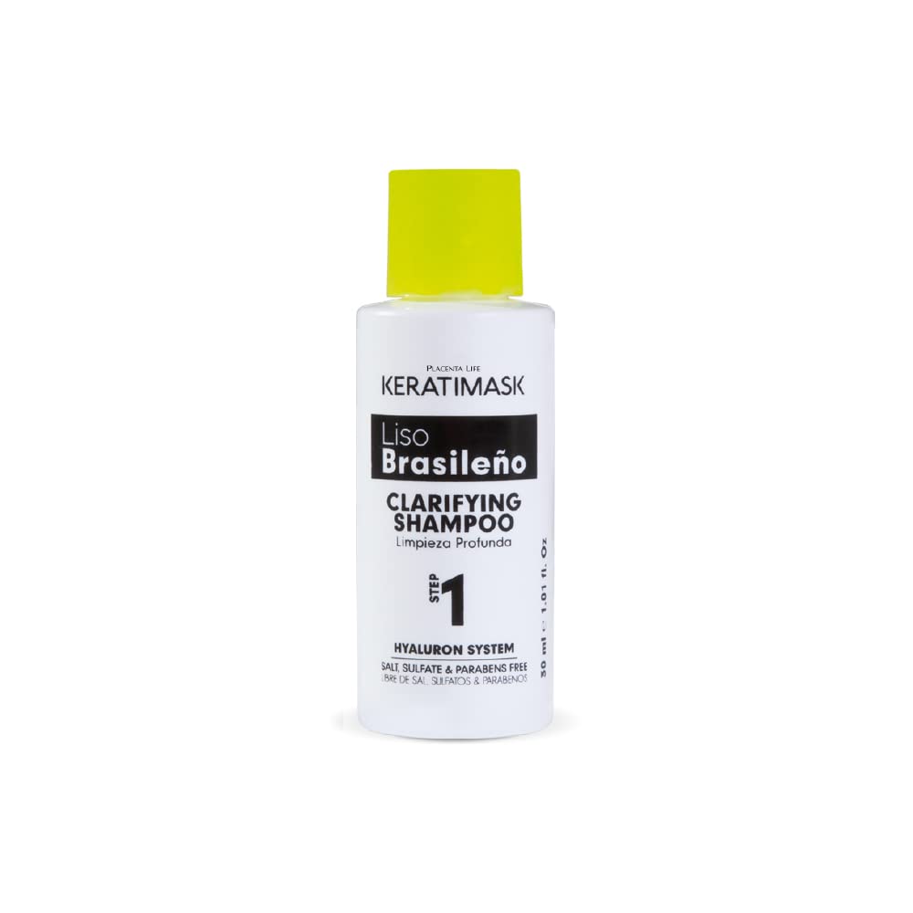 Placenta Life Keratimask Hair Brazilian Straightening Kit – Hyaluronic Acid & Keratin, Formaldehyde-Free