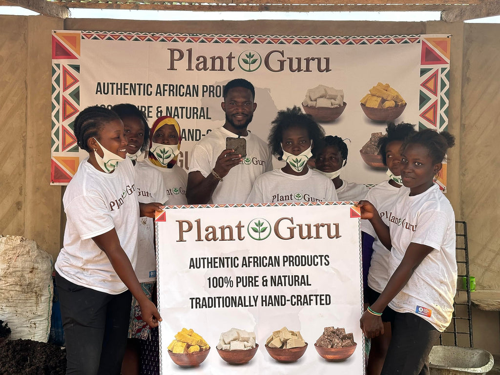 Plant Guru Raw African Black Soap – 3 lb Bulk Bars, 100% Natural from Ghana