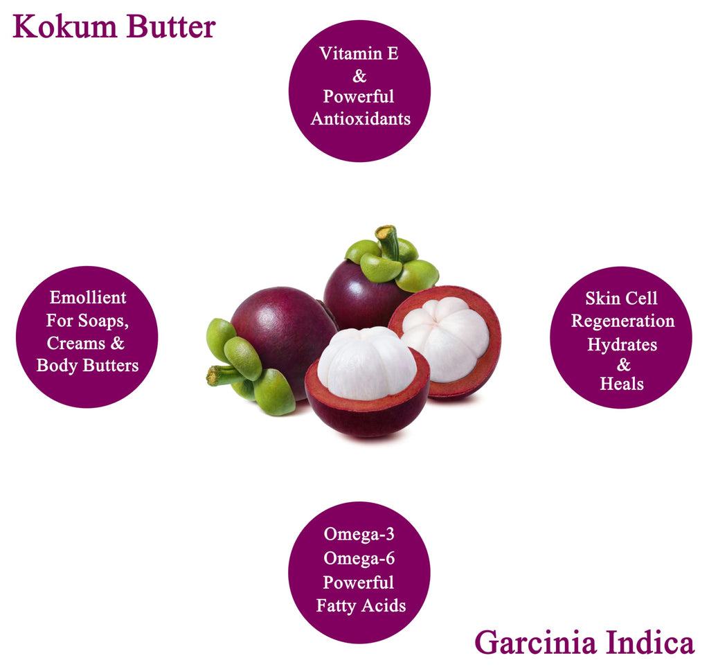 Plant Guru Raw Kokum Butter - 3 lbs Pure Vegan Skin & Hair Moisturizer